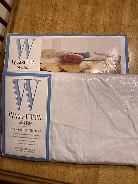 2 TWIN EXTRA LONG Fitted Bed Sheets For ,Bunk, Dorm, Hospital Mattresses