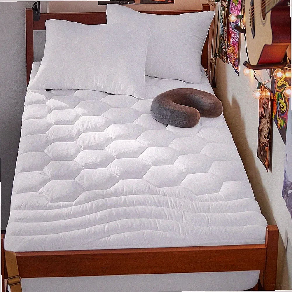Bedsure Twin XL Mattress Pad, Soft Mattress Topper for College Dorm Room & More
