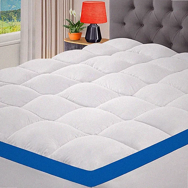 Cooling Waterproof Twin XL Mattress Topper for College Dorms with Deep Pockets