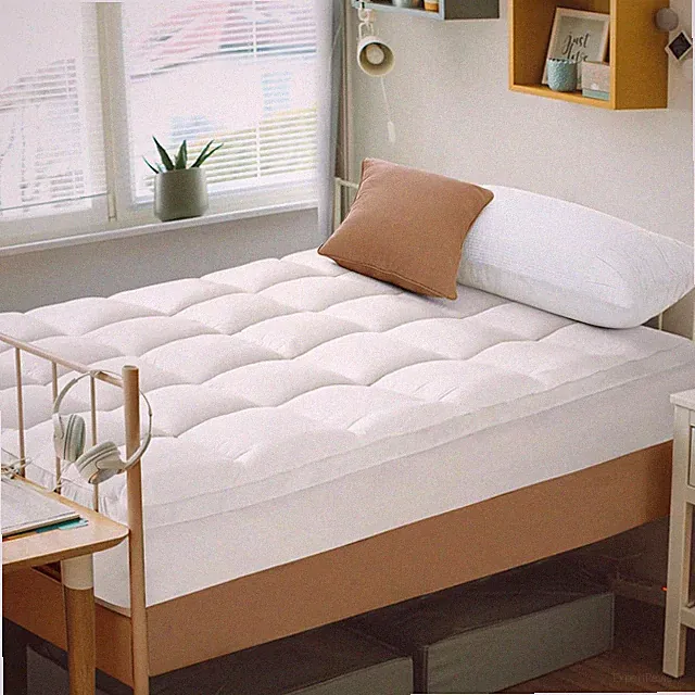 CYMULA Mattress Topper Twin Size - Soft Cooling Mattress Pad for College Dorm Ro