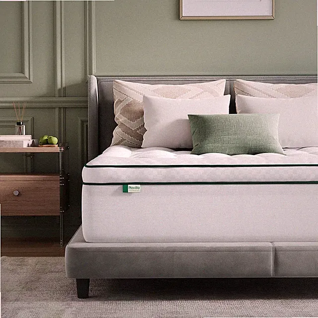 King Mattress Topper, Soft Pillow Top for Dorm Bed, Breathable Quilted Mattre...