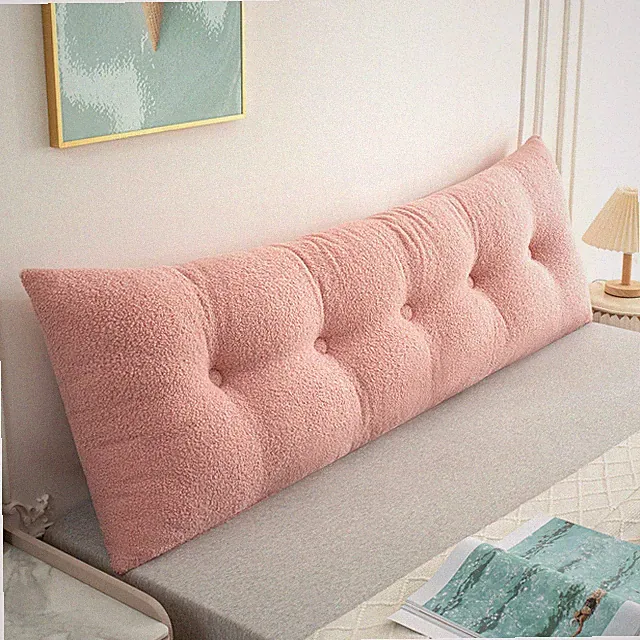 Long Headboard Pillow Twin Queen King Backrest Cushion for Dorm Bed Sofa Support