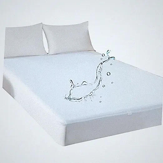 Mattress Protector Waterproof for Extra Long Twin College Dorm Twin XL White