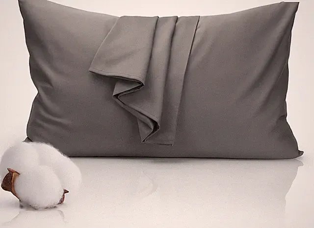 Pillow case - 100% Cotton Envelope Closure Pillow Cover for Dorm Room Essentials