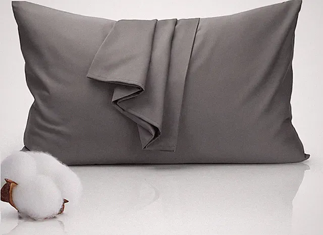 Pillowcase - 100% Cotton Envelope Closure Pillow Cover for Dorm Room Essentials