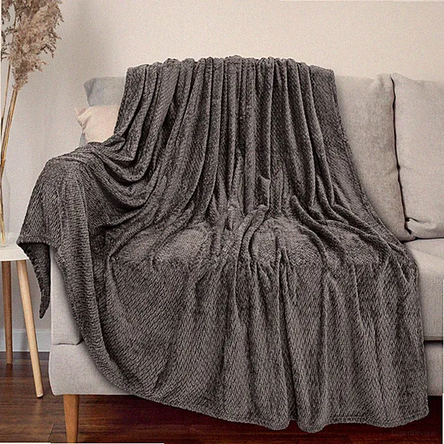 Super Soft Fleece Blanket for Couch Sofa Bed Chair Lightweight Microfiber Throw