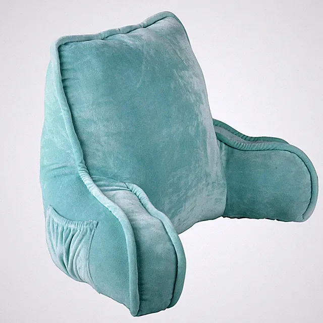 Super Soft Reading Pillow with Arms–Cozy Plush Backrest for Bed Couch Dorm Gifts