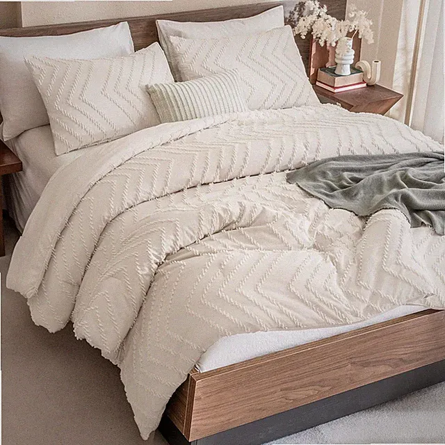 Twin/Twin XL Comforter Set Beige, Twin Bed Comforter for College Dorm Girls Boys