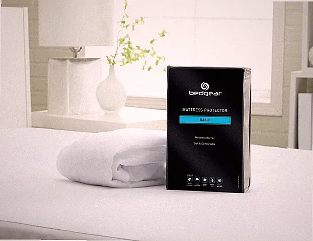 Twin XL Basic Mattress Protector for College Dorm Room - Lightweight, Noisele...