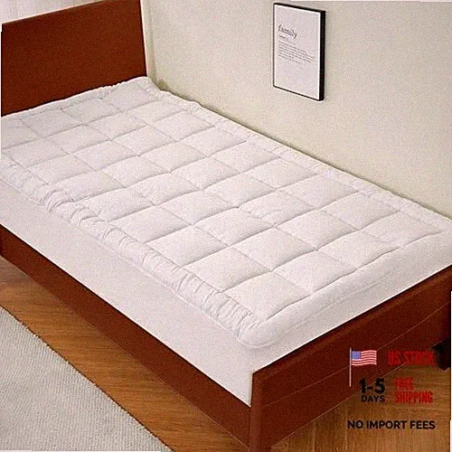 Twin XL Mattress Pad Cover for College Dorm, Cooling Mattress Topper for Twin